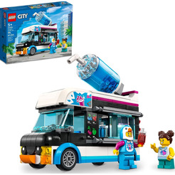 Конструктор LEGO City 60384 Фургон для шейков Пингвин