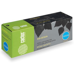 Картридж лазерный Cactus CS-CE322A CE322A желтый (1300стр.) для HP LJ CP1525