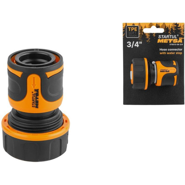 Муфта быстросъемная с автостопом STARTUL ST6013-08-3/4 (3/4")