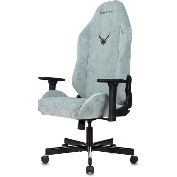 Кресло игровое Knight N1 Fabric Light-28 (1626368) серо-голубой