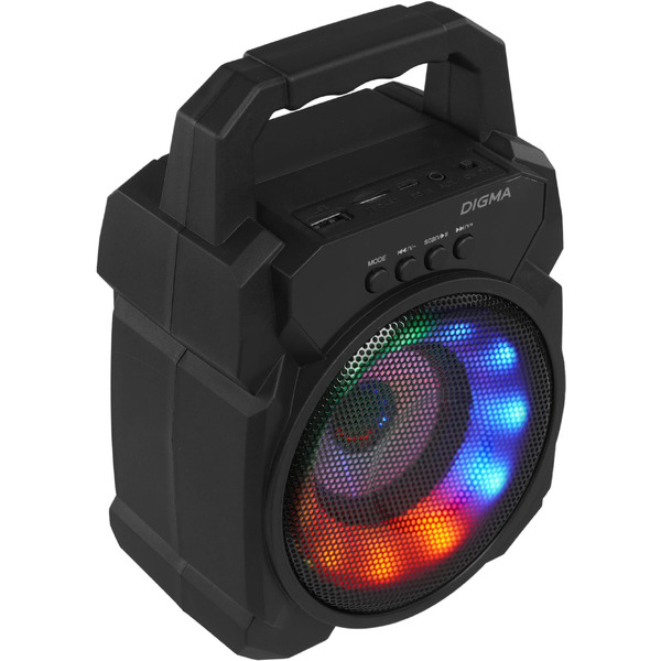Портативная колонка  Digma D-PS1500 (черный)