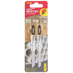 Пилка лобзиковая WORTEX по дереву T101D прямой пропил (WJT101DA211)