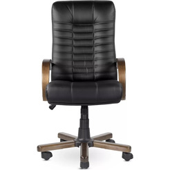 Кресло офисное UTFC Атлант В хром МБ К01 (черный)