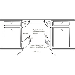 Встраиваемая посудомоечная машина WEISSGAUFF BDW4543D