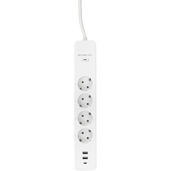 Умный удлинитель EKF Connect PRO Wi-Fi c USB RCE-2-WF