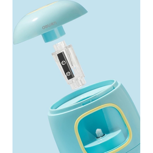 Точилка электрическая Deli VA13 (синий)