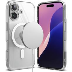 Чехол RINGKE FUSION MAGNETIC MAGSAFE для IPHONE 16 CLEAR