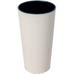 Кашпо для цветов со вставкой GARDENPLAST "КАМЕЛИЯ" 63001 бежевый