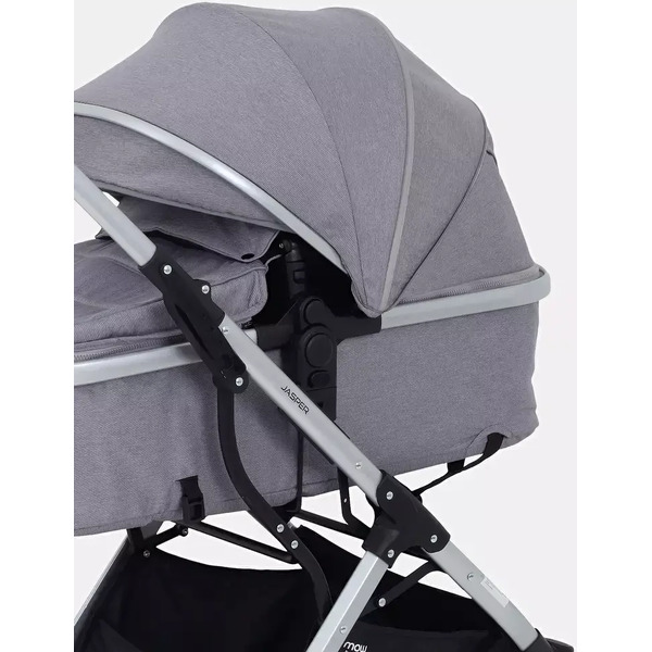 Универсальная коляска MOWbaby Jasper MB022 (3 в 1, серый)