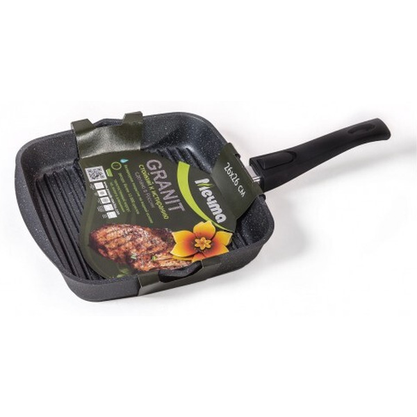 Сковорода-гриль Мечта Гранит M068701