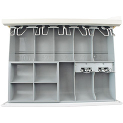 Денежный ящик МИДЛ Супер 7 1.0/К0 71048982 (серый)