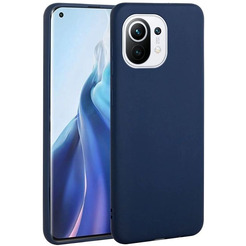 Накладка CASE Matte для Xiaomi Mi 11 (темно-синий)