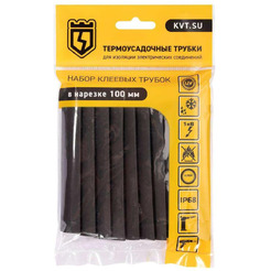 Набор термоусадочных трубок КВТ Гермокомплект 12/4 73660
