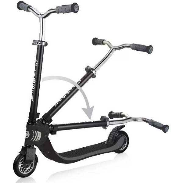 Самокат Globber Flow 125 Foldable (черный/серый)