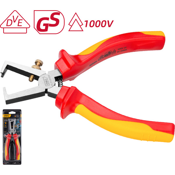 Клещи диэлектрические Deli EDL515006