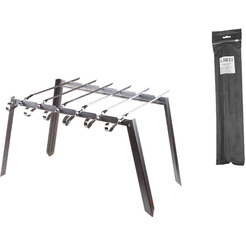 Подставка под шампура + 6 шампуров PERFECTO LINEA 47-750889
