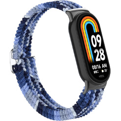 Ремешок Bingo Braided для Xiaomi Mi Band 8 (оттенки синего)
