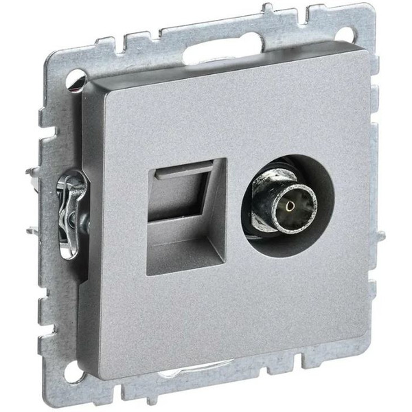 Розетка телевизионная IEK Brite РТВ/РК12-БрА