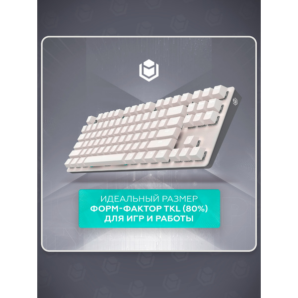 Клавиатура IO by Red Square Typex v2 g3ms Sapphire io213 (светло-серый)