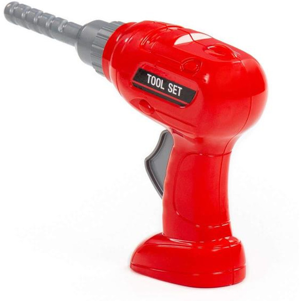 Шуруповёрт игрушечный Полесье №1 (красный) 90478