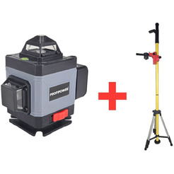 Лазерный нивелир ProfiPower NL-7016G + Штатив E0053 (E0070-3)