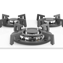 Поверхность газовая WEISSGAUFF HGG 451 WGV Nano Glass