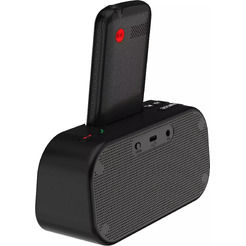 Кнопочный телефон Maxvi RT-04 с док-станцией (черный)