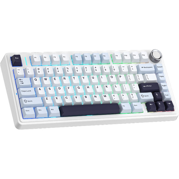 Клавиатура Aula F75 (Light Blue/White/Black Purple Reaper Switches Russia)