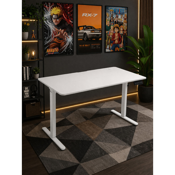 Стол с регулировкой высоты Zone51 e-Freeflow 140x75 White Z51-FLD-FFL-WH4