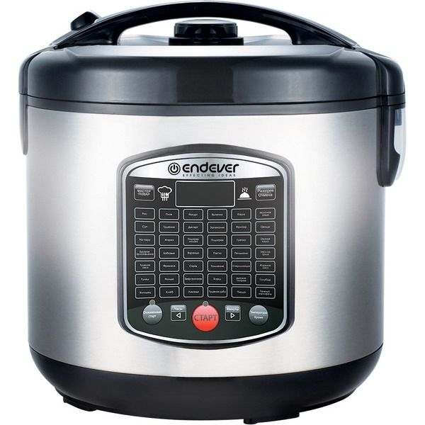 Мультиварка Endever Vita 90 (черный/сталь)