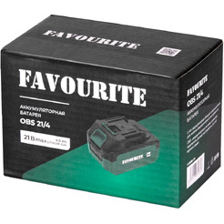 Аккумулятор Favourite OBS 21/4 (21В/4 Ah)