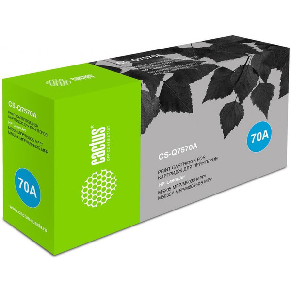 Картридж лазерный Cactus CS-Q7570A Q7570A черный (15000стр.) для HP LJ M5025/M5035/M5035X/M5035XS