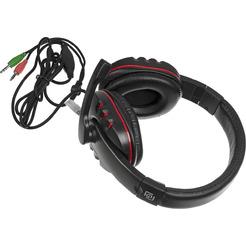 Наушники с микрофоном Oklick HS-L380G ABADDON (черно-красный)