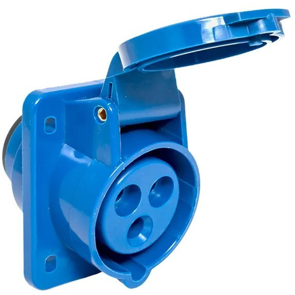 Розетка стационарная внутренняя EKF 413 2Р+РЕ 16А 220В IP44 PROxima