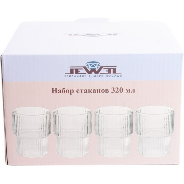 Набор стаканов Jewel Сильва ПС00116-58 (4шт)