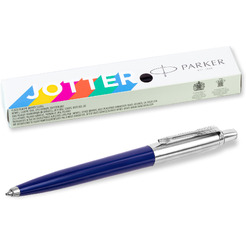 Ручка PARKER Jotter Plastic CT (корпус синий, ежедневник А5 синий, пакет) 880896