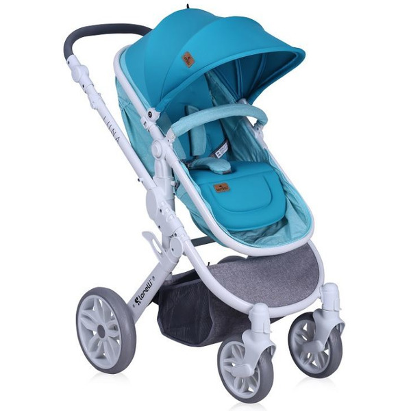 Детская коляска Lorelli Luna 2 в 1 (голубой)