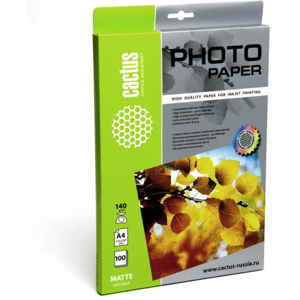 Фотобумага Cactus CS-MA4140100