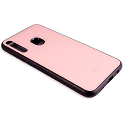 Накладка CASE Glassy Huawei P40 lite E / Y7P / Honor 9C (розовый)