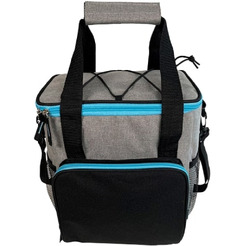 Сумка изотермическая MIRU 9048 13л (черный/серый)