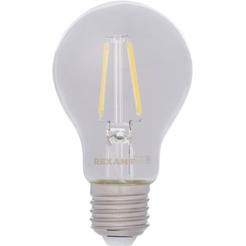 Лампа филаментная REXANT 604-077 Груша A60 11,5Вт 1380Лм 4000K E27 прозрачная колба