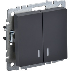 Выключатель IEK Brite ВС10-2-1-БрГ
