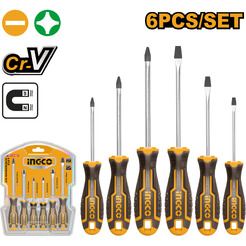 Набор отверток INGCO HKSDS0628 (6 шт)