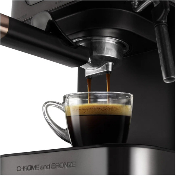 Кофеварка REDMOND RCM-CBM1514 (хром/бронза)