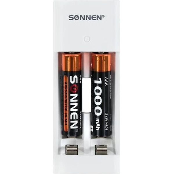 Зарядное устройство с аккумуляторами SONNEN   4 шт (2+2) AA+AAA (HR6+HR03) 2700mAh+1000mAh BC2
