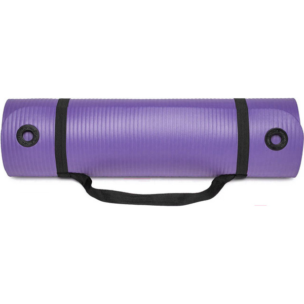 Коврик для йоги и фитнеса Sundays Fitness IR97506 (180x60x1см, фиолетовый)