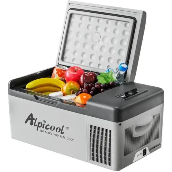 Автохолодильник компрессорный Alpicool C15 15 литров (серый)