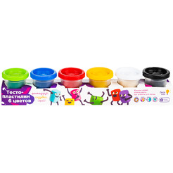 Набор для лепки Genio Kids Тесто-пластилин 6 цветов TA1009B
