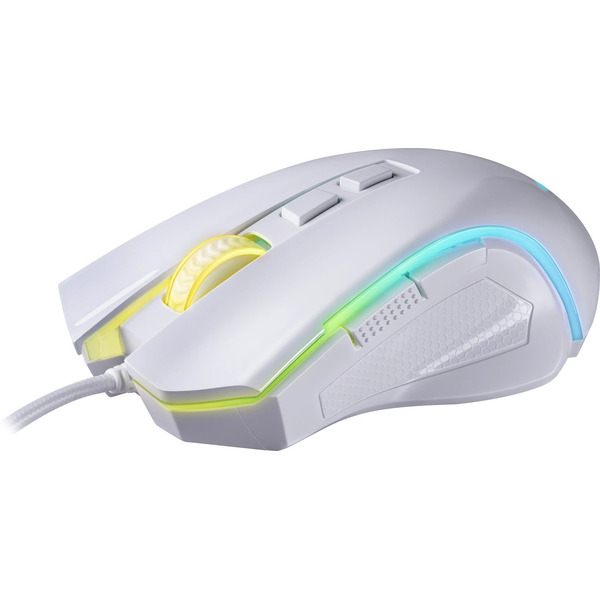 Проводная игровая мышь REDRAGON Griffin белый,RGB,7кнопок,7200dpi (77836)