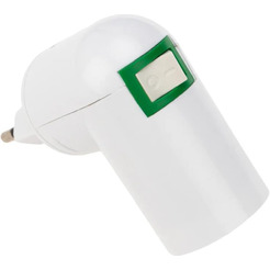 Цокольный светильник в розетку REXANT Е27 с выключателем 11-8881